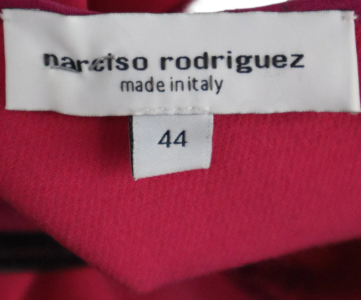 narciso rodriguez pink dress Square Neckline Knee-Length Dress