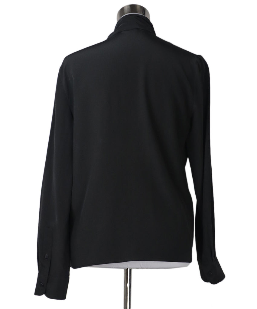 Nili Lotan Black Silk Blouse 2