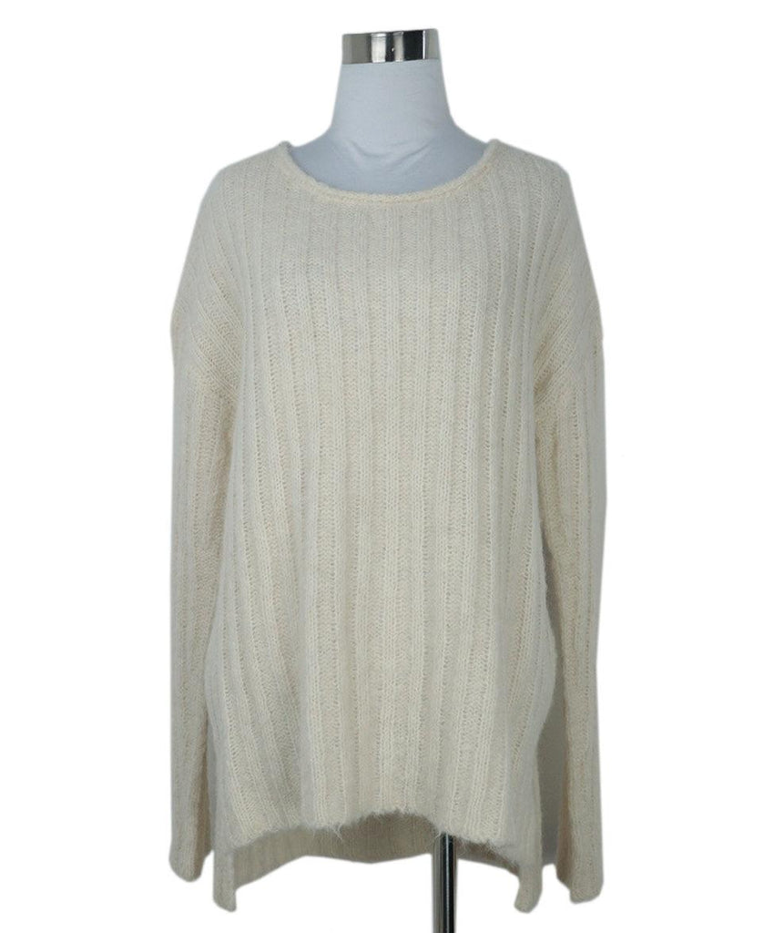 Nili Lotan Ivory Alpaca Wool Sweater 