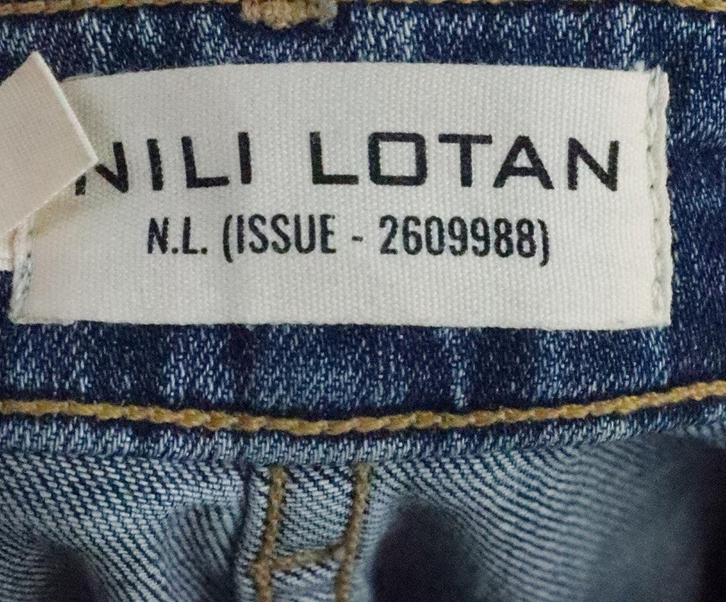 Nili Lotan Wide Leg Denim Pants 2