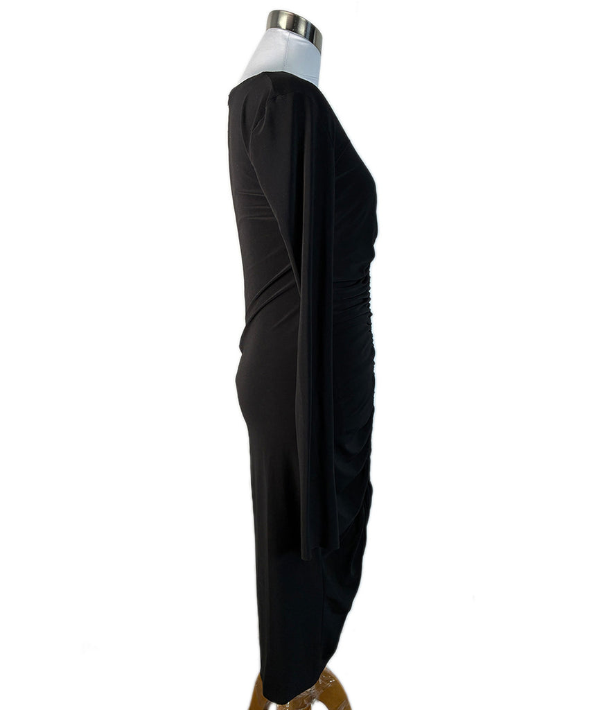 Norma Kamali Black Polyester Ruched Dress sz 6 l Michael's Luxury Consignment – Michael's Consignment NYC Norma Kamali Black Polyester Ruched Dress sz 6 l Michael's Luxury Consignment – Michael's Consignment NYC
