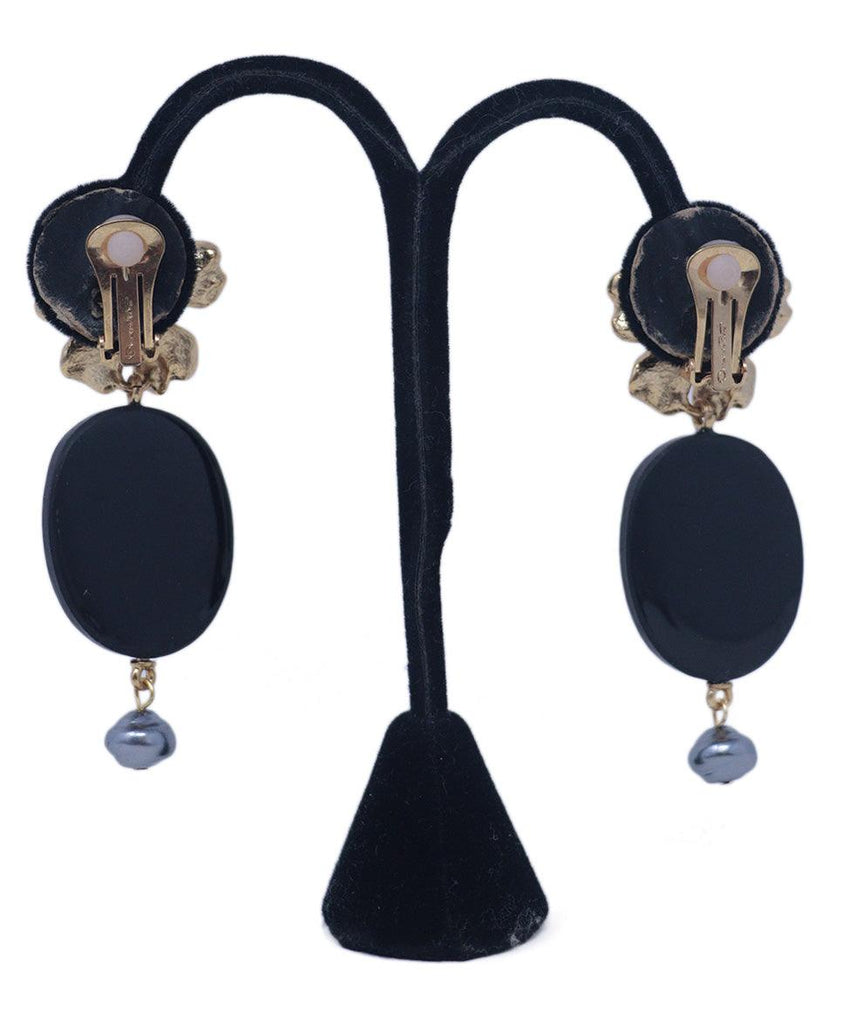 Oscar De La Renta Cameo Earrings 2