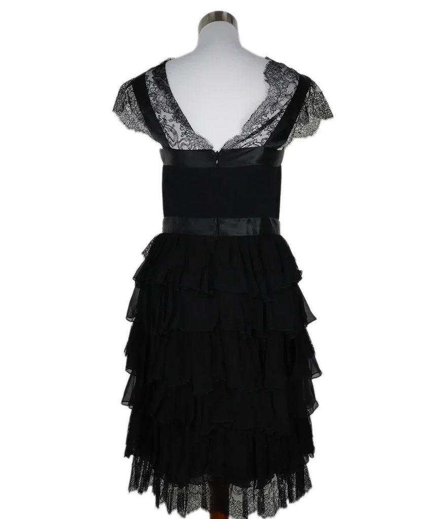 Oscar De La Renta Wool Lace Satin Bow Dress sz 6 l Michael's Luxury  Consignment – Michael's Consignment NYC