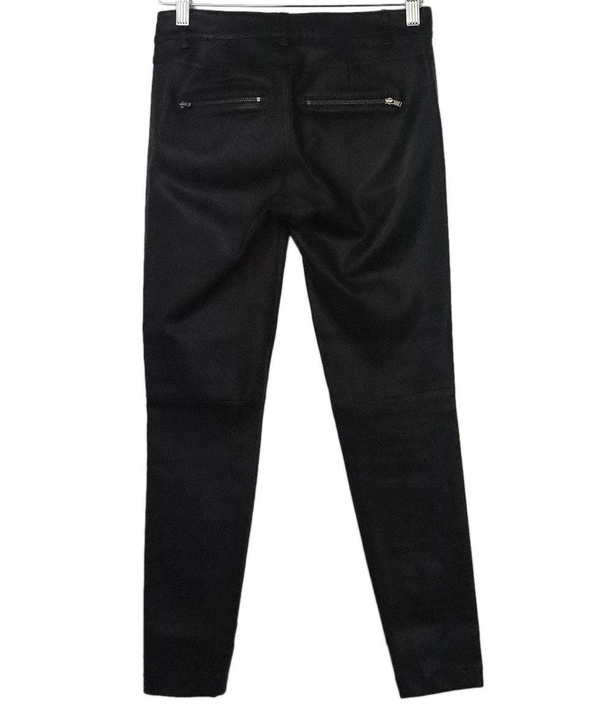 Parker Black Leather Pants sz 2 - Michael's Consignment NYC