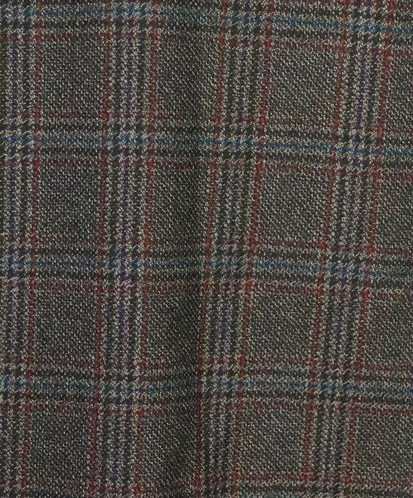 Paul Smith Brown Plaid Wool Skirt 5