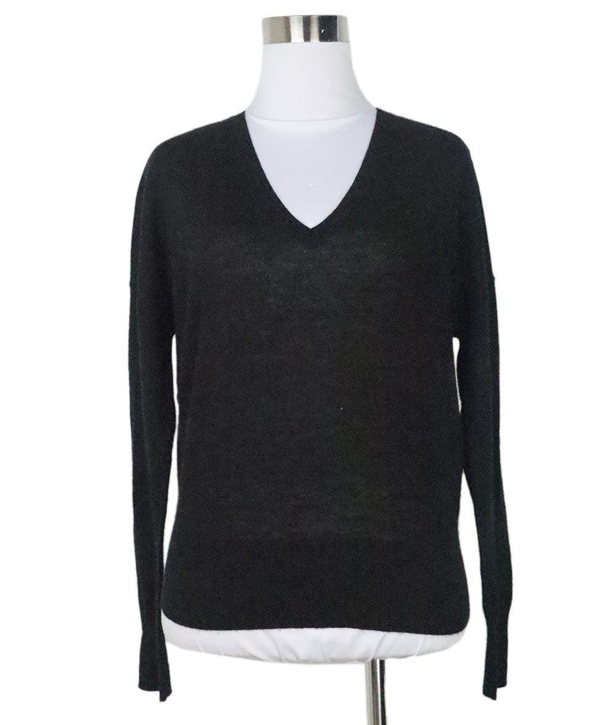 Perse Black Cashmere Sweater 