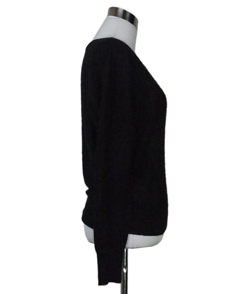 Perse Black Cashmere Sweater 1