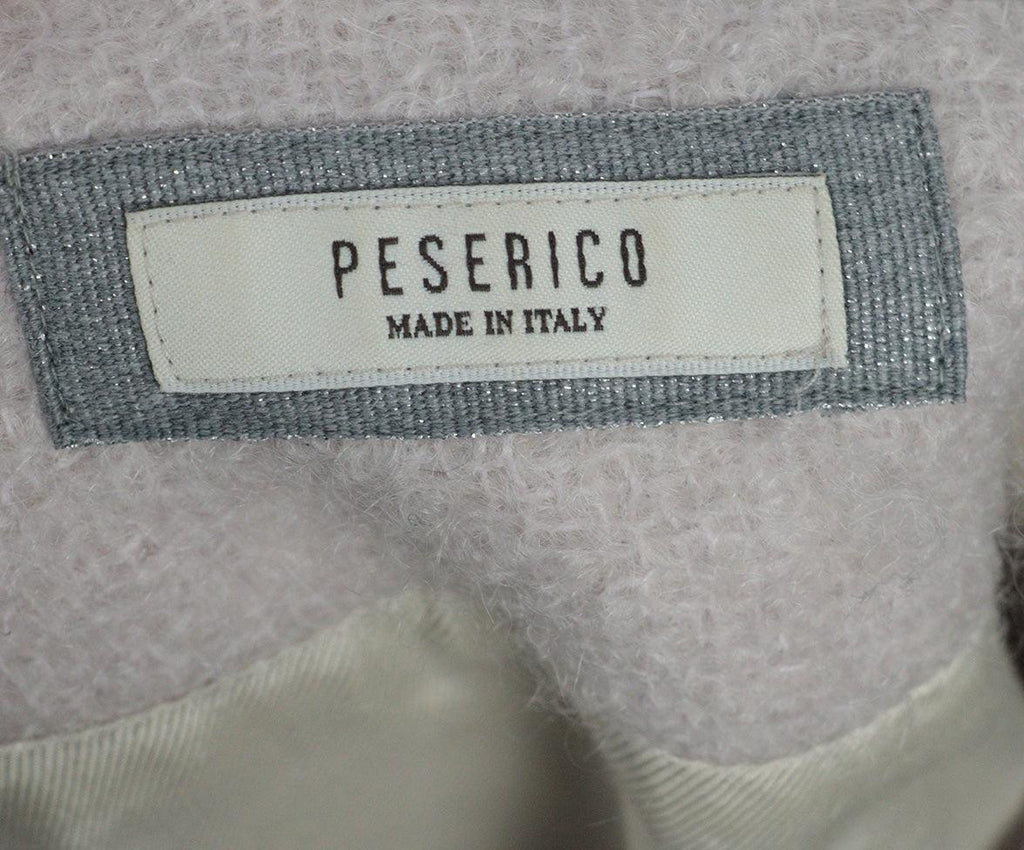 Peserico Beige Mohair Wool Coat 3