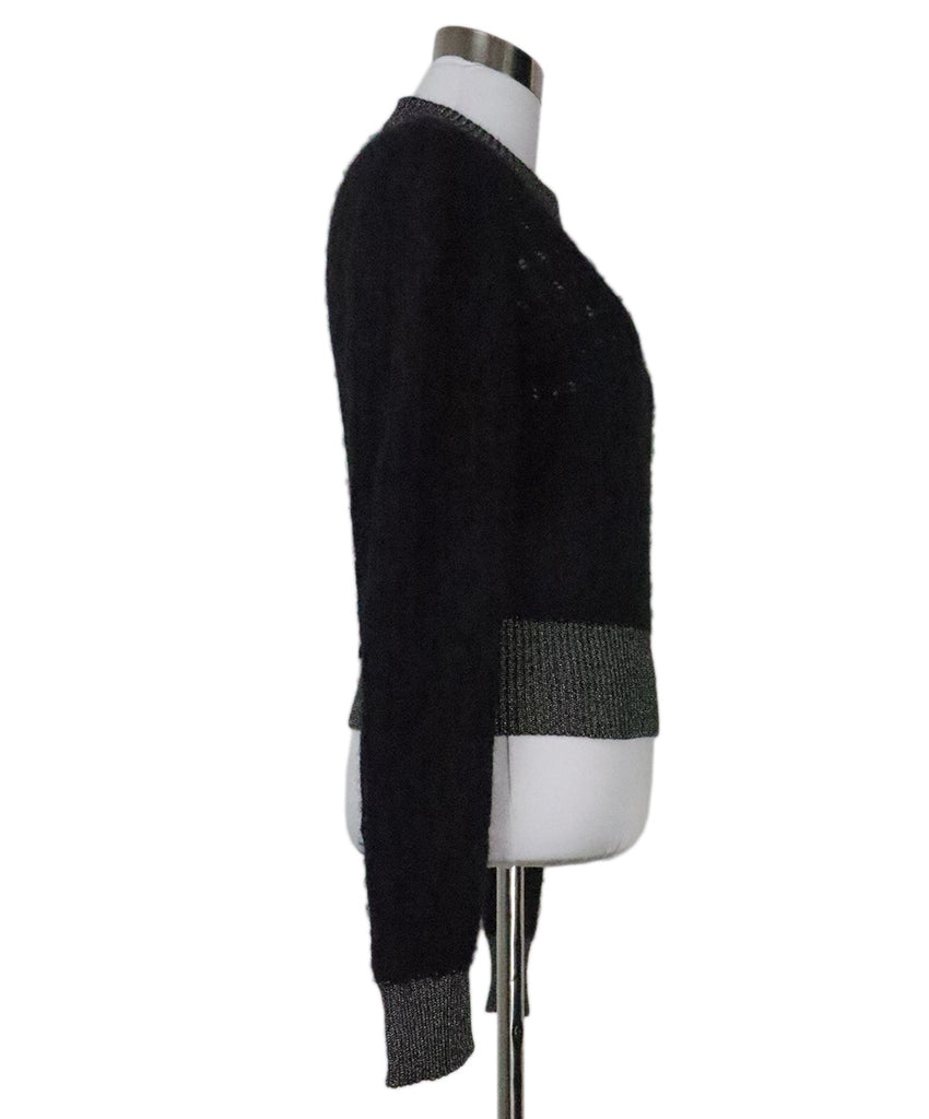 Pinko Black & Silver Cashmere Sweater 1