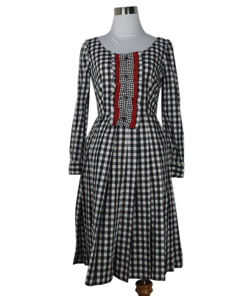 Prada B&W Checkered Dress 