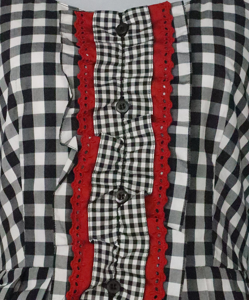 Prada B&W Checkered Dress 4