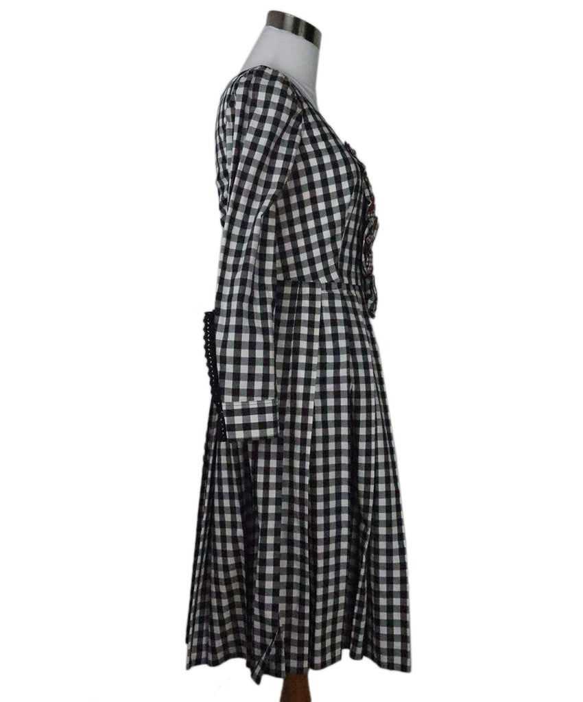 Prada B&W Checkered Dress 1