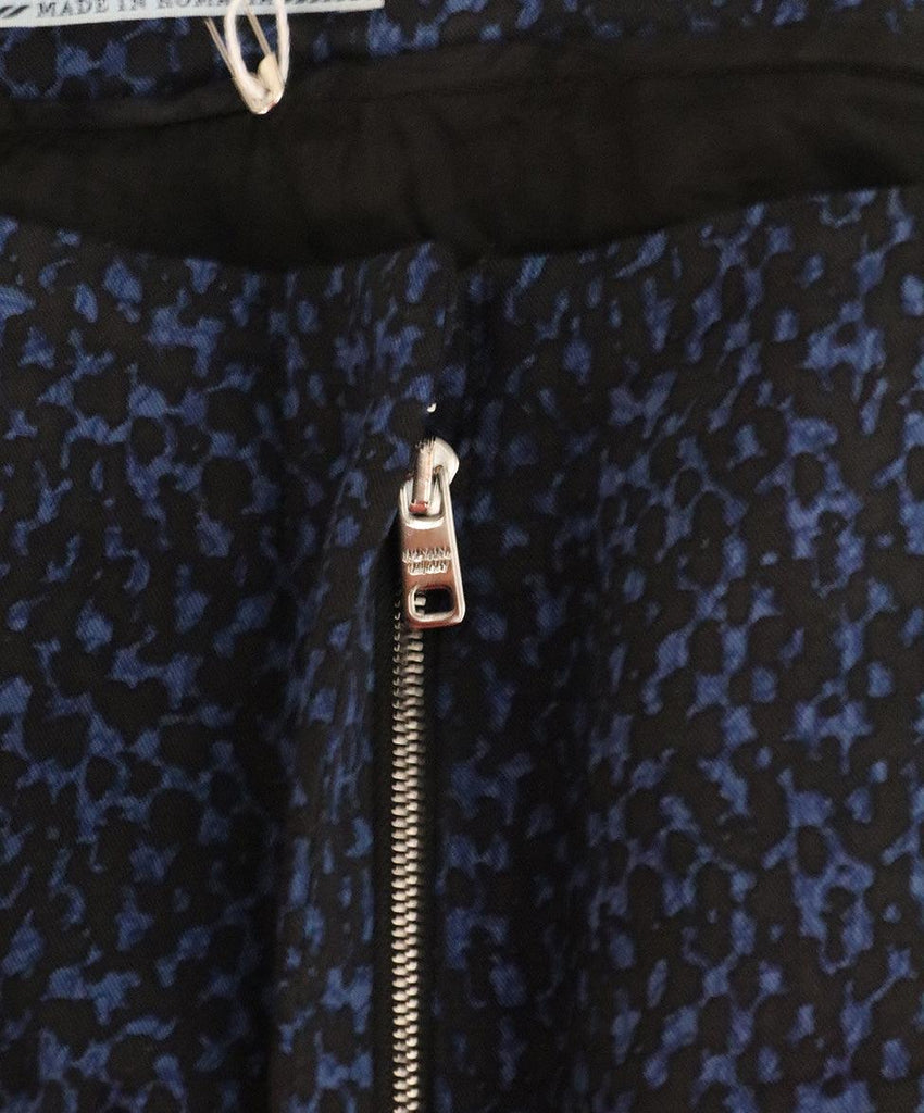 Prada Black & Blue Print Pants 3