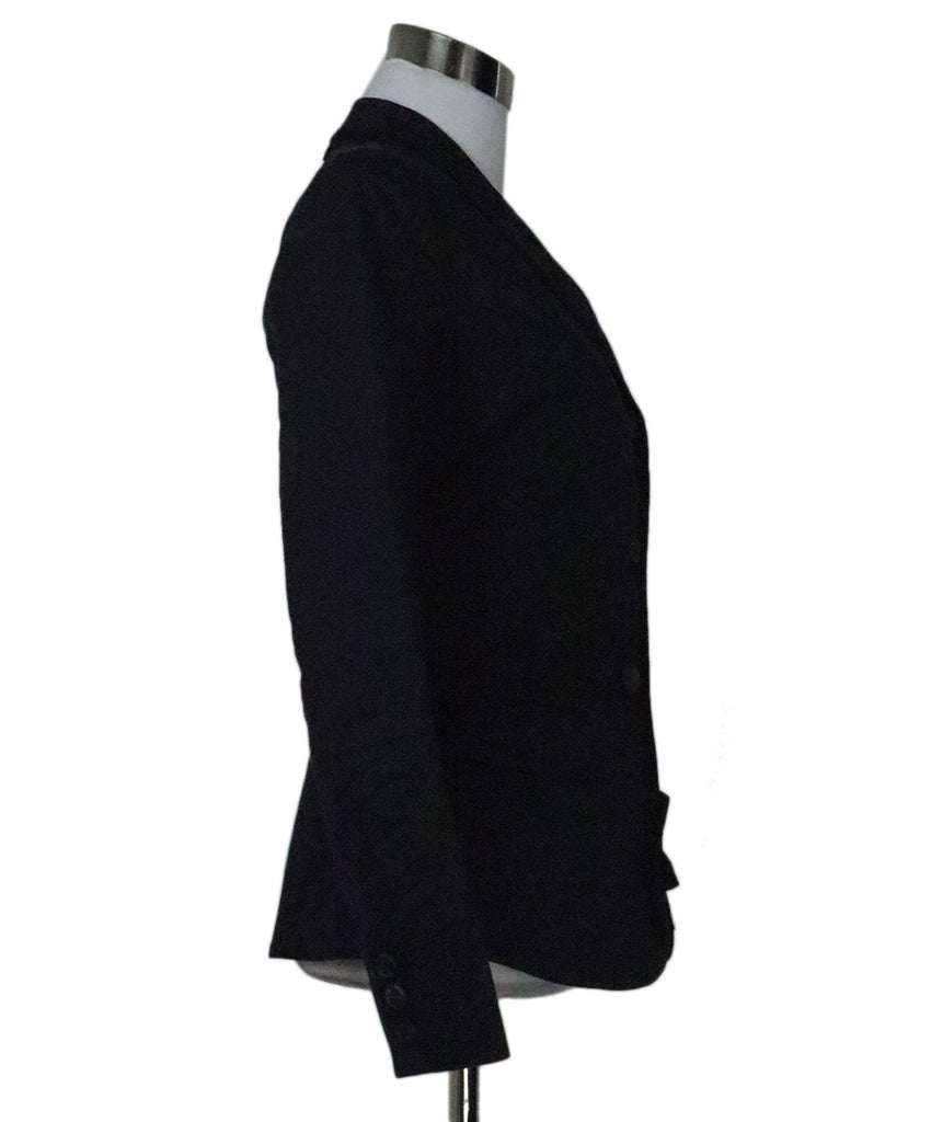 Prada Navy & Black Cotton Blazer 1