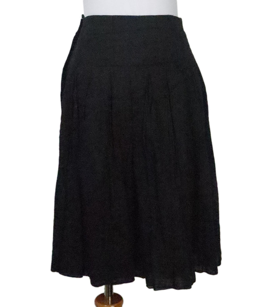 Prada Black Cotton Skirt 2