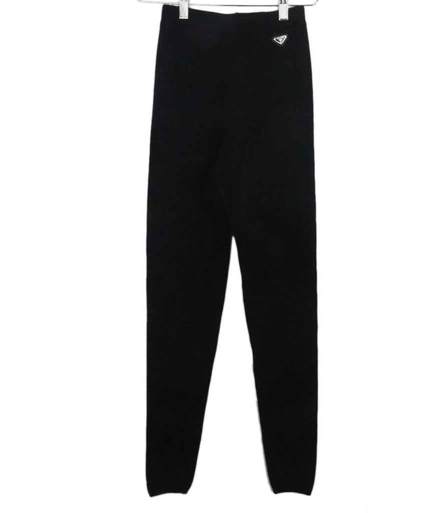 Prada Black Knit Pants 