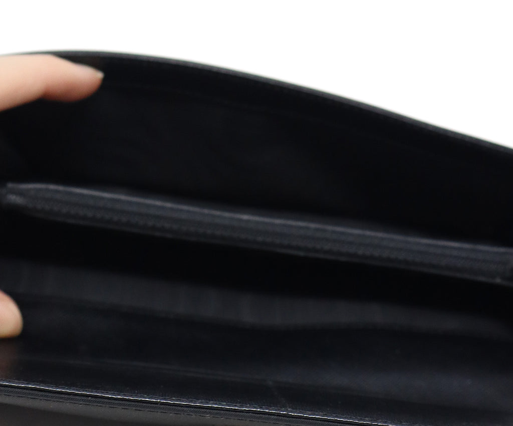 Prada Black Nylon & Leather Wallet 6