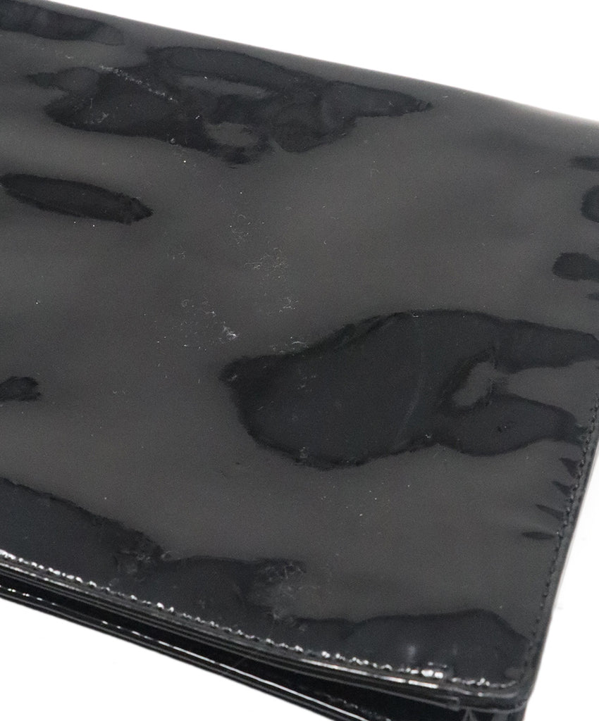 Prada Black Patent Leather Clutch 6