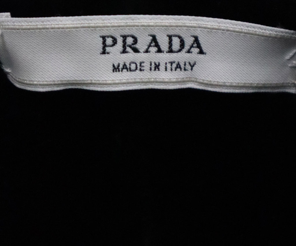 Prada Black Mink Trim Coat 3