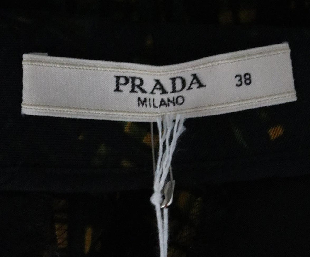 Prada Black & Yellow Print Pants 2