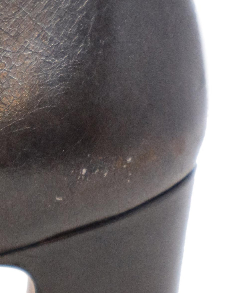 Prada Brown Leather Heels 5
