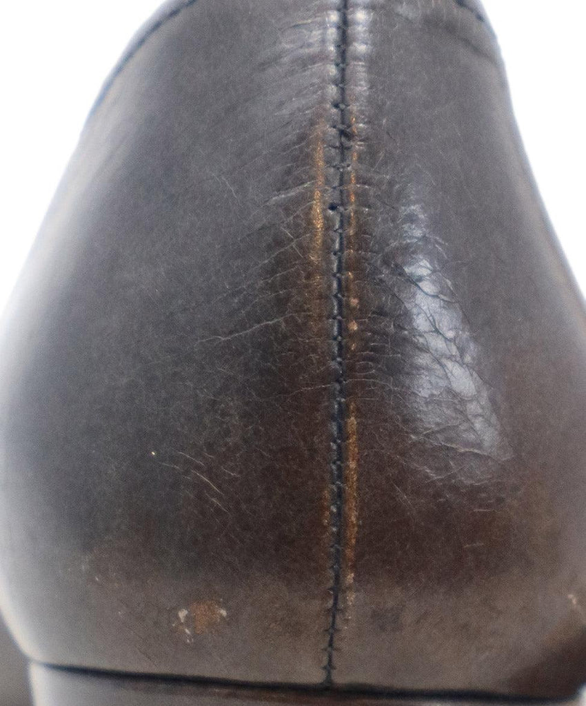 Prada Brown Leather Heels 6