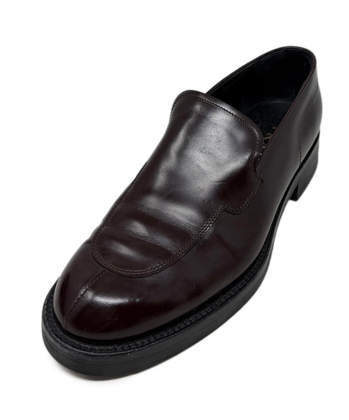 Prada Brown Leather Loafers sz 8 l Michael display picture 3