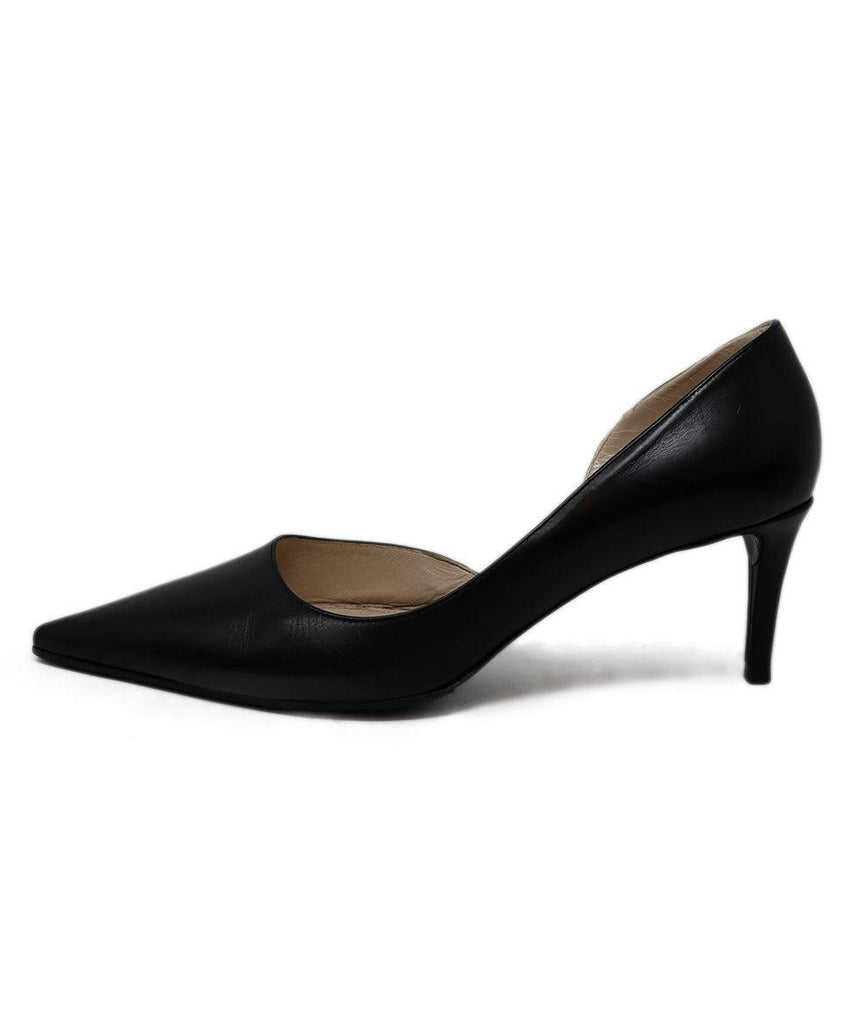 Prada Black Leather Heels 1