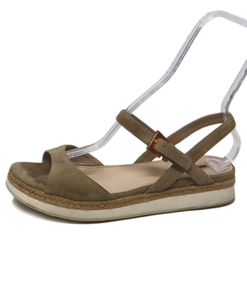 Prada Sport Taupe Suede Espadrilles 1