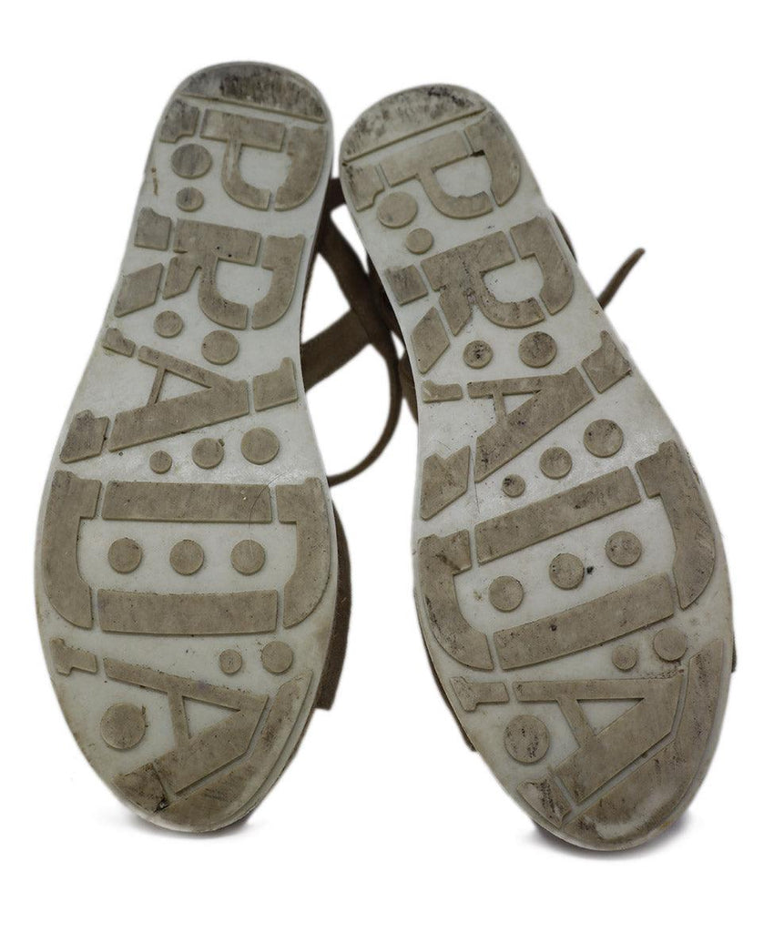 Prada Sport Taupe Suede Espadrilles 3