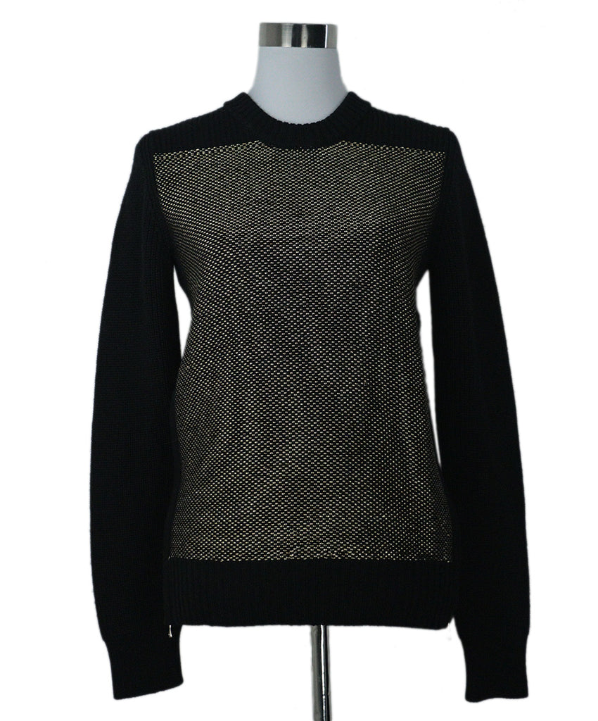 Proenza Schouler Black & Gold Crewneck 