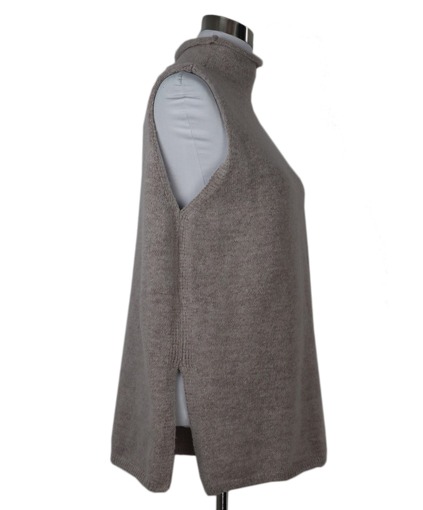 Proenza Schouler Taupe Sleeveless Turtleneck 1