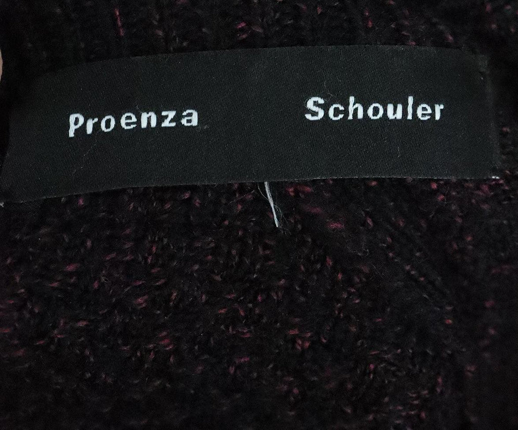 Proenza Schouler Purple & Black Wool Dress sz 8 - Michael's Consignment NYC