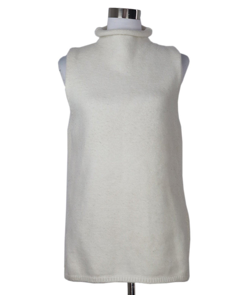 Proenza Schouler Ivory Sleeveless Turtleneck 