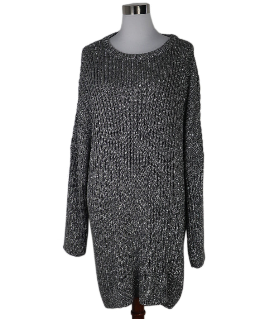 Raf Simons Silver Viscose Tunic 