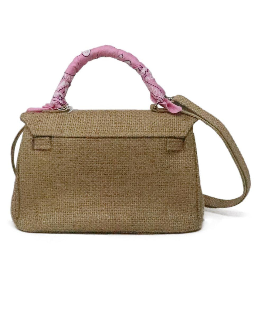 Raina's Rocks Tan Burlap Bandana Tote 2