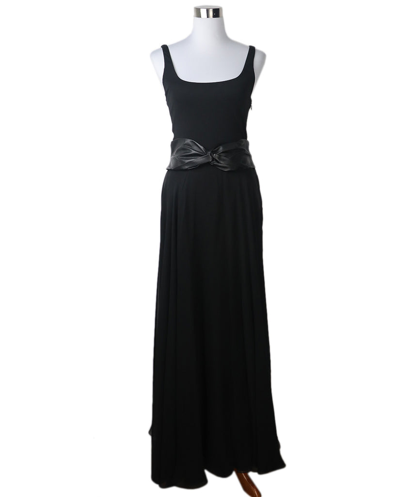 Ralph Lauren Black Silk Viscose Dress 