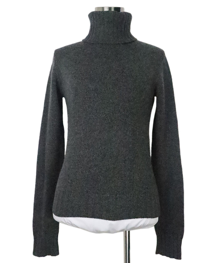 Ralph Lauren Grey Cashmere Turtleneck 