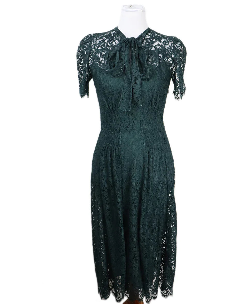 Ralph Lauren Green Lace With Slip Dress sz 4 l Michael's Luxury Consignment – Michael's Consignment NYC