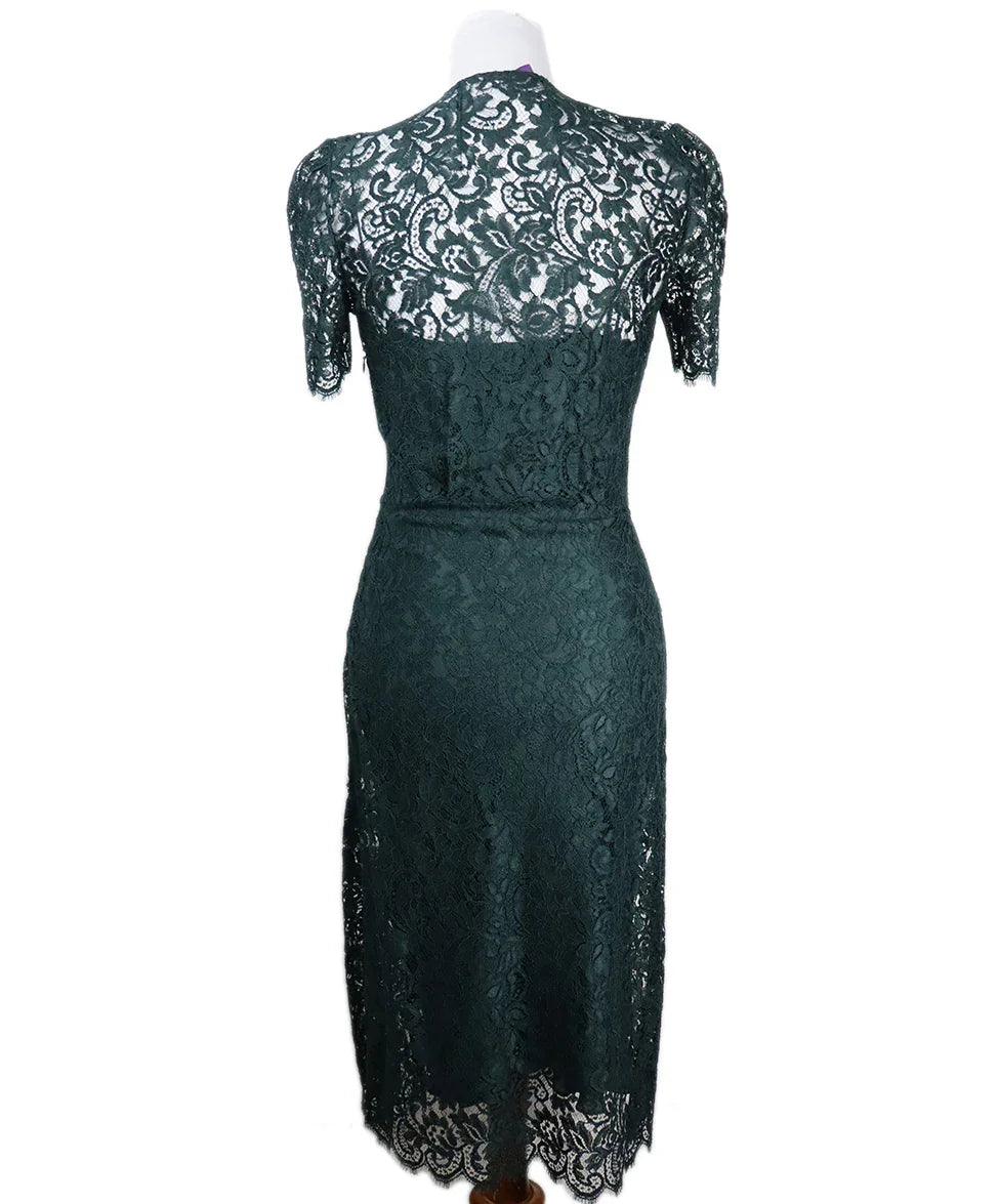 Ralph Lauren Green Lace With Slip Dress sz 4 l Michael's Luxury Consignment  – Michael's Consignment NYC
