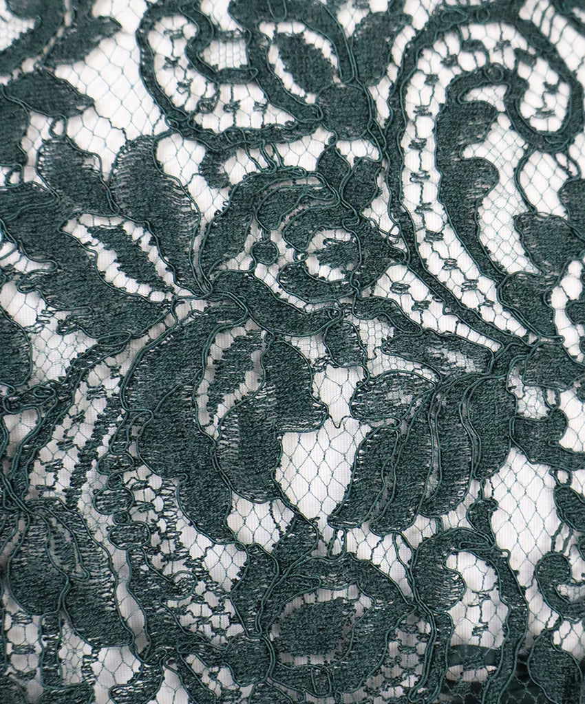 ralph lauren green lace dress Polo Ralph Lauren Lace-trim Silk Slip Dress in Green