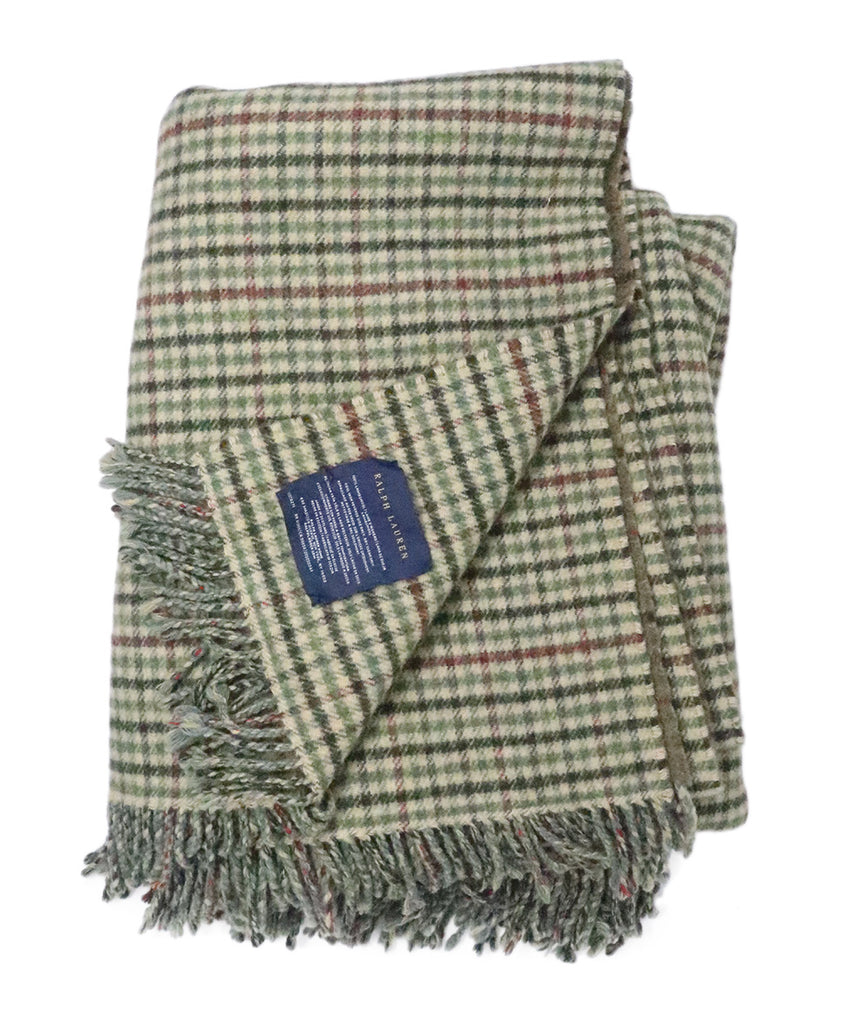 Ralph Lauren Plaid Throw Blanket 