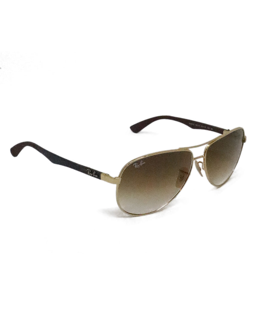 Rayban Gold Metal Sunglasses 1