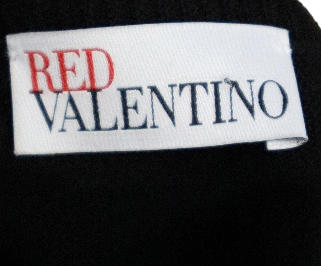 Red Valentino Black Ruffle Tiered Dress 3