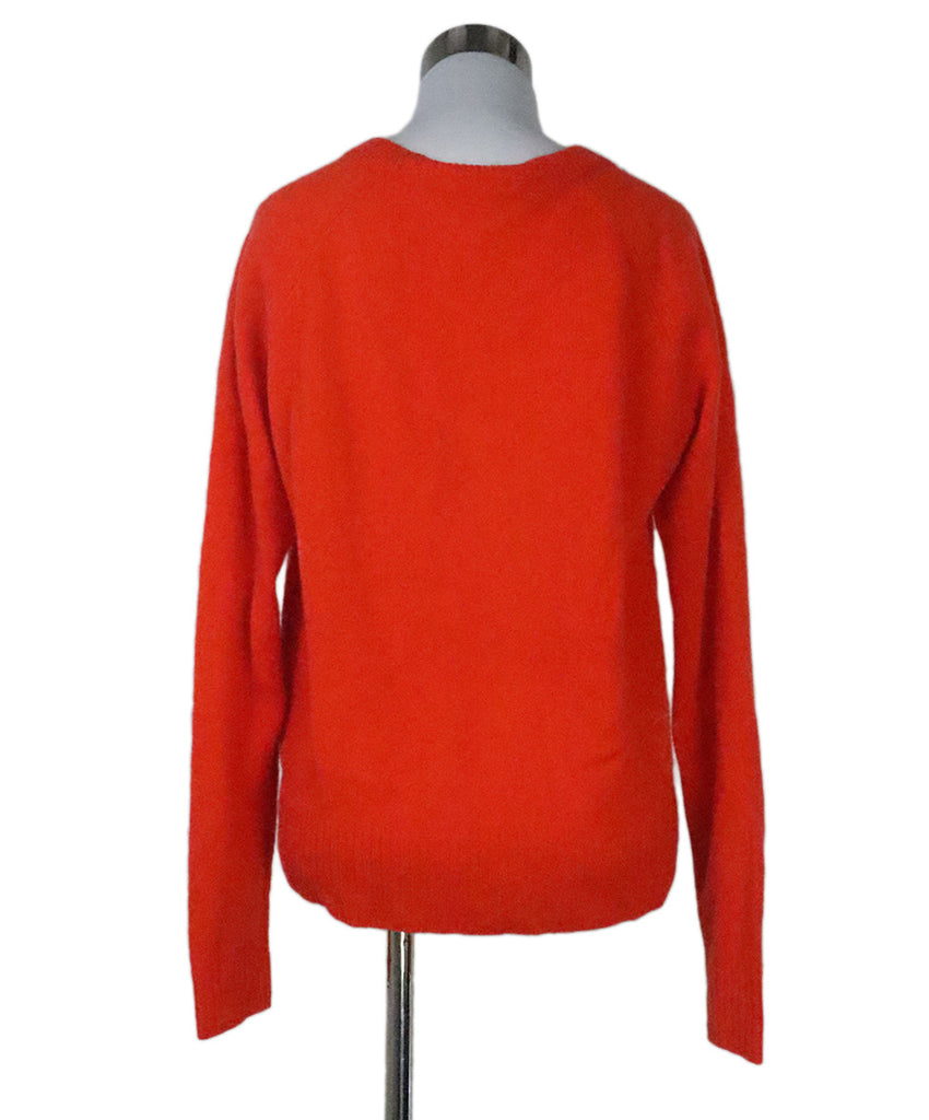 Reformation Orange Cashmere Sweater 2