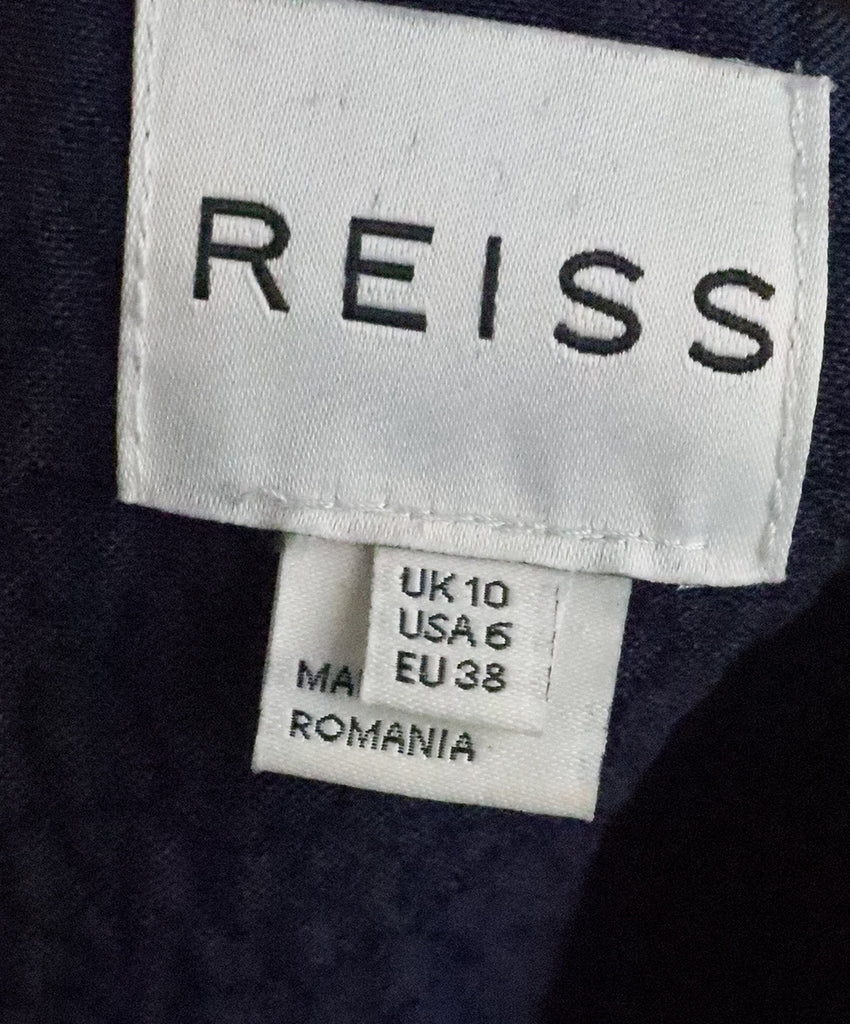 Reiss Navy Textured Dress 3