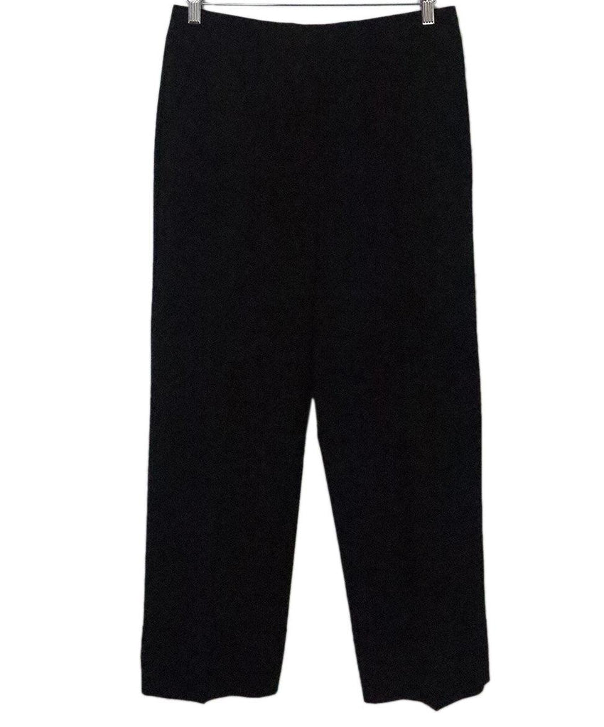 Rene Lezard Black Wool Pants 