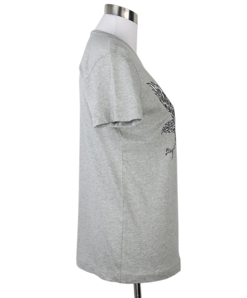 Roberto Cavalli Grey & Black Print T-Shirt 1