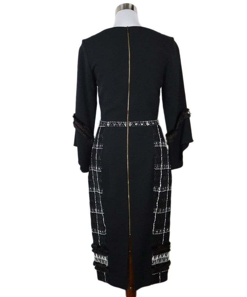 Roland Mouret B&W Wool Dress 2