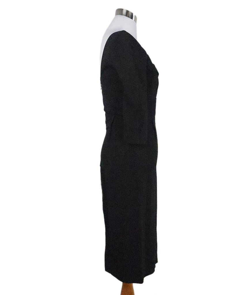 Roland Mouret Black & Navy Dress 